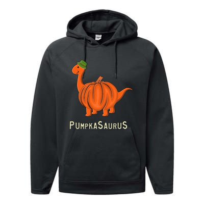 Pumpkin Dinosaur Costume Spooktacular Halloween & Thanksgiving Fun! Performance Fleece Hoodie