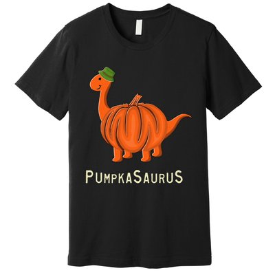 Pumpkin Dinosaur Costume Spooktacular Halloween & Thanksgiving Fun! Premium T-Shirt