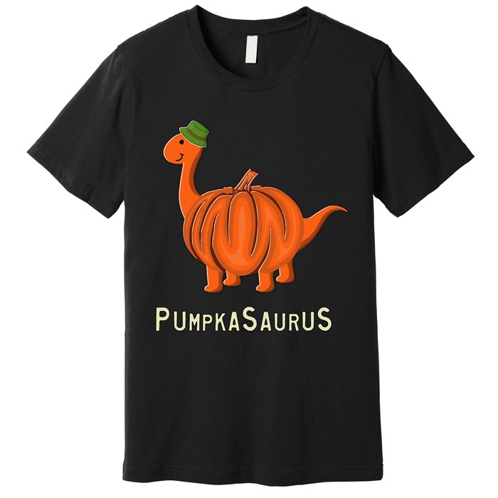 Pumpkin Dinosaur Costume Spooktacular Halloween & Thanksgiving Fun! Premium T-Shirt