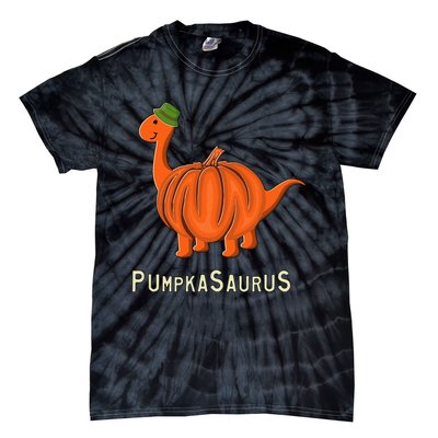 Pumpkin Dinosaur Costume Spooktacular Halloween & Thanksgiving Fun! Tie-Dye T-Shirt