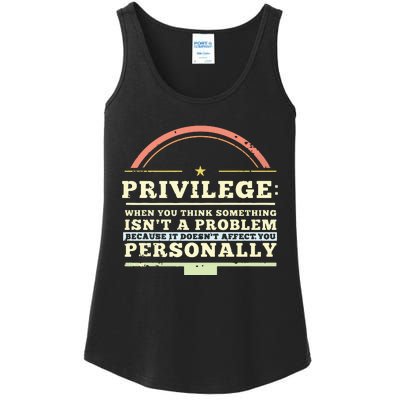 Privilege Design, Civil Rights Gift, Equality Design Premium Ladies Essential Tank