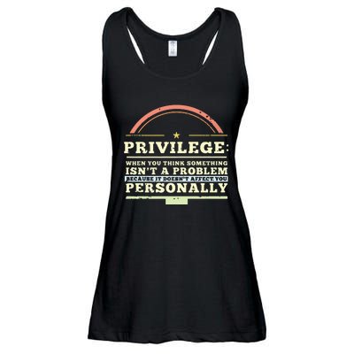 Privilege Design, Civil Rights Gift, Equality Design Premium Ladies Essential Flowy Tank