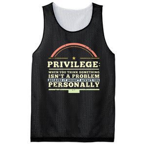 Privilege Design, Civil Rights Gift, Equality Design Premium Mesh Reversible Basketball Jersey Tank