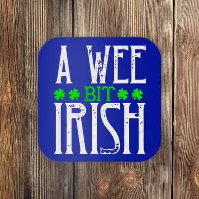 Patricks Day Costume Gift A Little Irish Gift Coaster