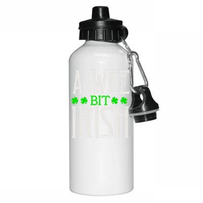 Patricks Day Costume Gift A Little Irish Gift Aluminum Water Bottle