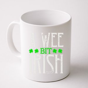 Patricks Day Costume Gift A Little Irish Gift Coffee Mug