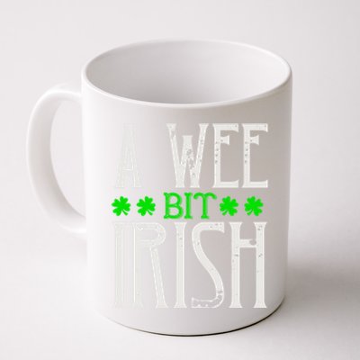 Patricks Day Costume Gift A Little Irish Gift Coffee Mug