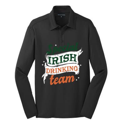 Patricks Day Costume Cool Gift Saint Patrick's Day Special Team Gift Silk Touch Performance Long Sleeve Polo