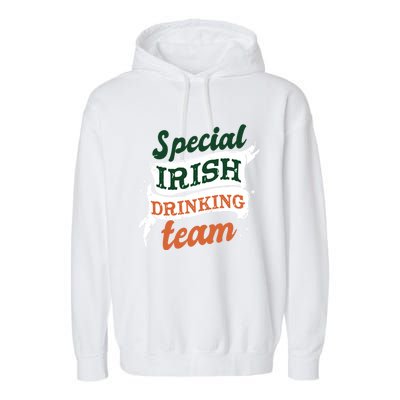 Patricks Day Costume Cool Gift Saint Patrick's Day Special Team Gift Garment-Dyed Fleece Hoodie