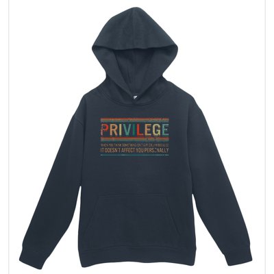 Privilege Definition Civil Rights Equality Racists Activist Urban Pullover Hoodie