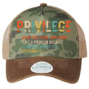 Privilege Definition Civil Rights Equality Legacy Tie Dye Trucker Hat