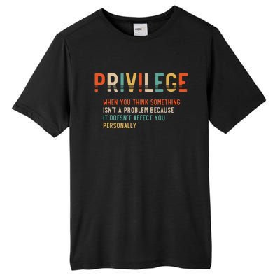 Privilege Definition Civil Rights Equality Tall Fusion ChromaSoft Performance T-Shirt