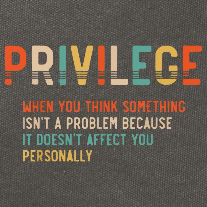 Privilege Definition Civil Rights Equality Cotton Canvas Backpack