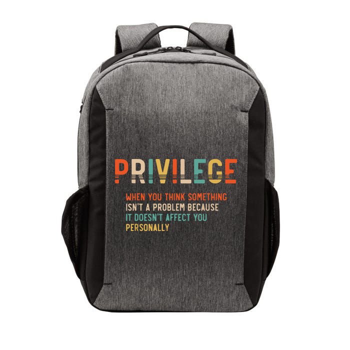 Privilege Definition Civil Rights Equality Vector Backpack