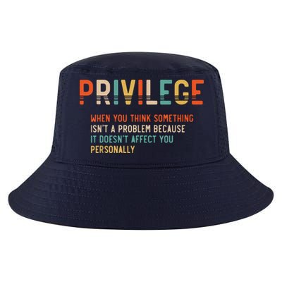 Privilege Definition Civil Rights Equality Cool Comfort Performance Bucket Hat