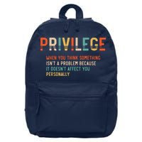 Privilege Definition Civil Rights Equality 16 in Basic Backpack