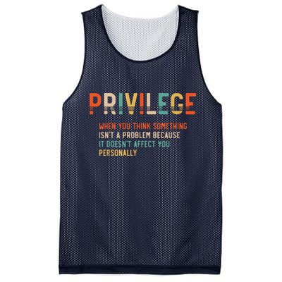 Privilege Definition Civil Rights Equality Mesh Reversible Basketball Jersey Tank
