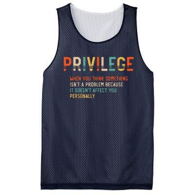 Privilege Definition Civil Rights Equality Mesh Reversible Basketball Jersey Tank