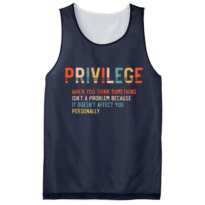Privilege Definition Civil Rights Equality Mesh Reversible Basketball Jersey Tank