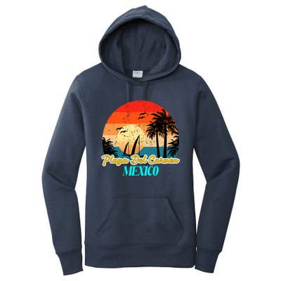 Playa Del Car Souvenirs Yucatan Mexico Vacay Mode Gift Women's Pullover Hoodie