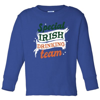 Patricks Day Costume Gift Saint Patrick's Day Special Team Gift Toddler Long Sleeve Shirt