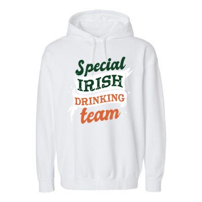 Patricks Day Costume Gift Saint Patrick's Day Special Team Gift Garment-Dyed Fleece Hoodie