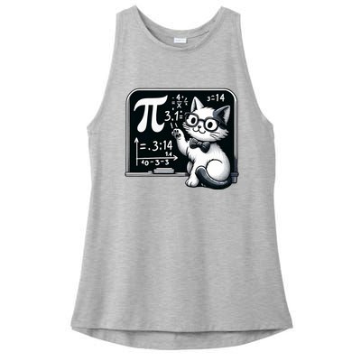 Pi Day Cat Ladies PosiCharge Tri-Blend Wicking Tank