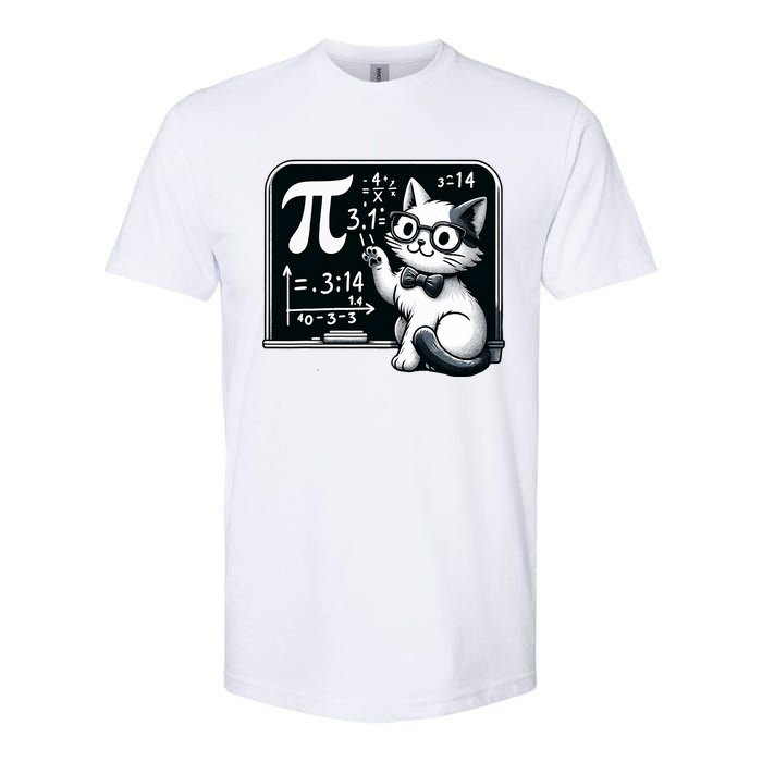 Pi Day Cat Softstyle CVC T-Shirt