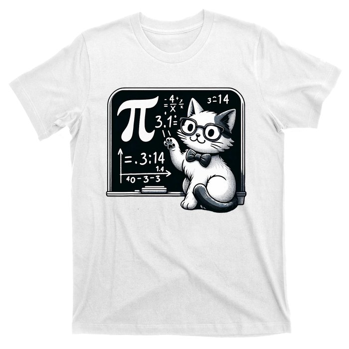 Pi Day Cat T-Shirt