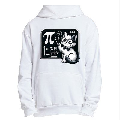 Pi Day Cat Urban Pullover Hoodie