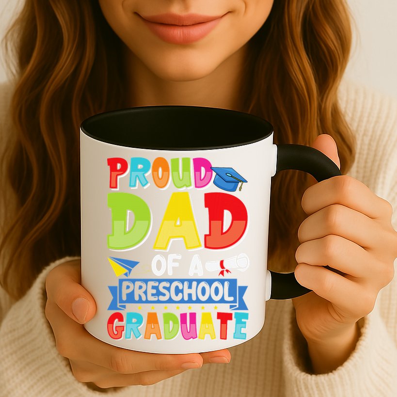 Proud Dad Class Of 2025 Preschool Pre-K Graduate Graduation Mug