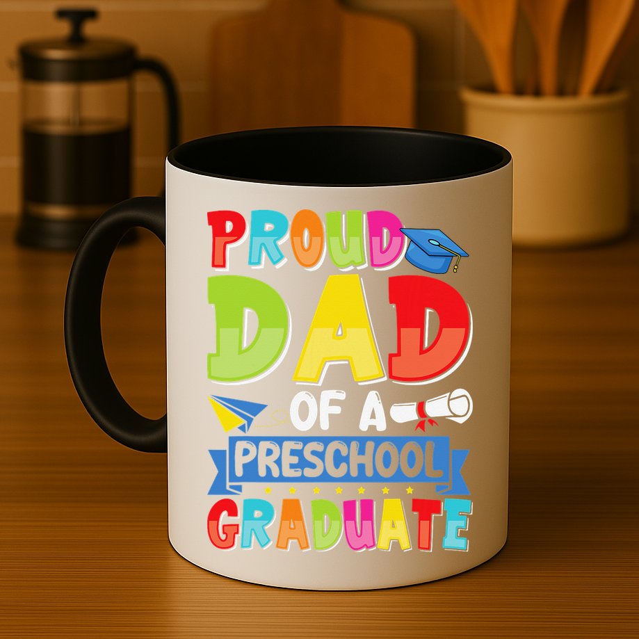 Proud Dad Class Of 2025 Preschool Pre-K Graduate Graduation Mug