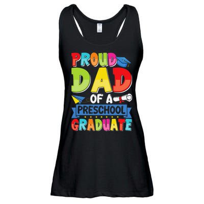 Proud Dad Class Of 2025 Preschool Pre-K Graduate Graduation Ladies Essential Flowy Tank