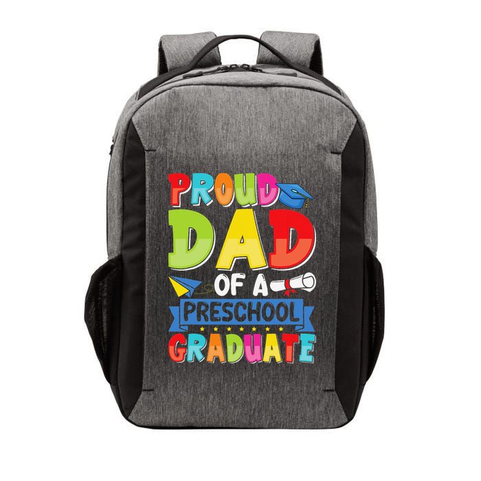Proud Dad Class Of 2025 Preschool Pre-K Graduate Graduation Vector Backpack