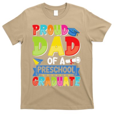 Proud Dad Class Of 2025 Preschool Pre-K Graduate Graduation T-Shirt
