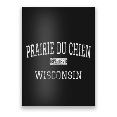 Prairie Du Chien Wisconsin Wi Vintage Poster