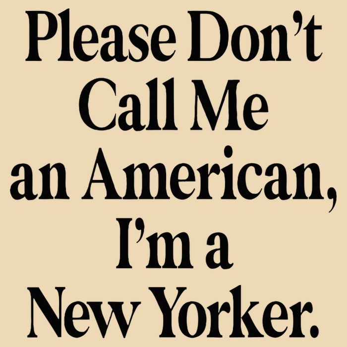 Please DonT Call Me An American IM A New Yorker Drawstring Bag