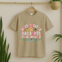 Polka Dots Christmas Most Likely To Ask Santa To Define Good T-Shirt