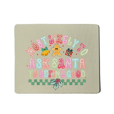 Polka Dots Christmas Most Likely To Ask Santa To Define Good Mousepad