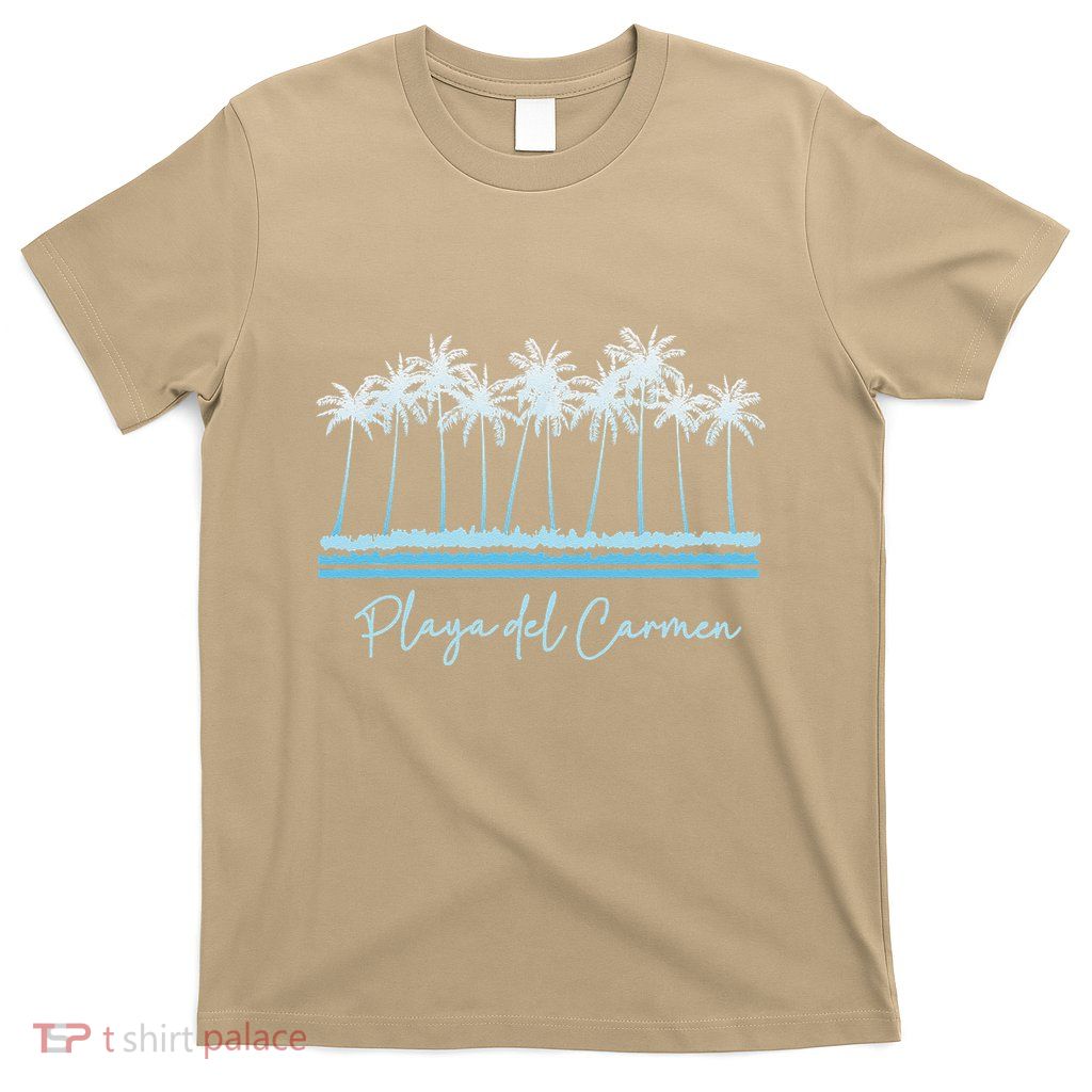 Playa Del Carmen Beach Tropical Vintage Mexico Souvenirs .Png T-Shirt