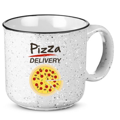 Pizza Delivery Costume Funny Fancy Dress Costumes 15oz Campfire Ceramic Mug