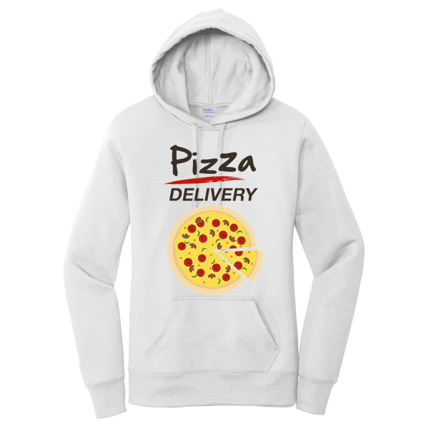 Pizza Delivery Costume Funny Fancy Dress Costumes Women's Pullover Hoodie