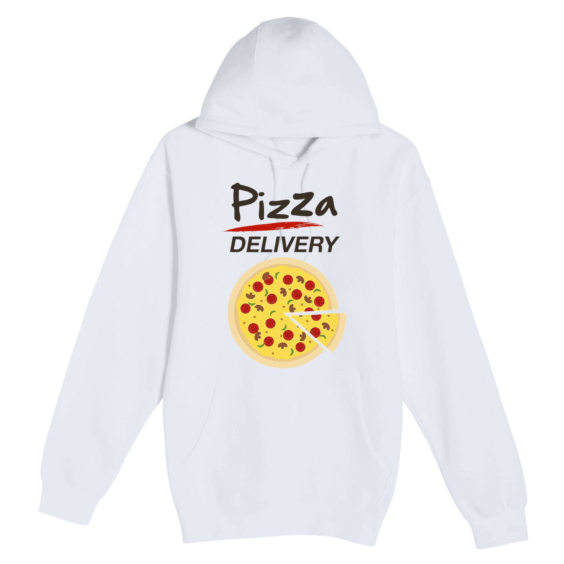 Pizza Delivery Costume Funny Fancy Dress Costumes Premium Pullover Hoodie