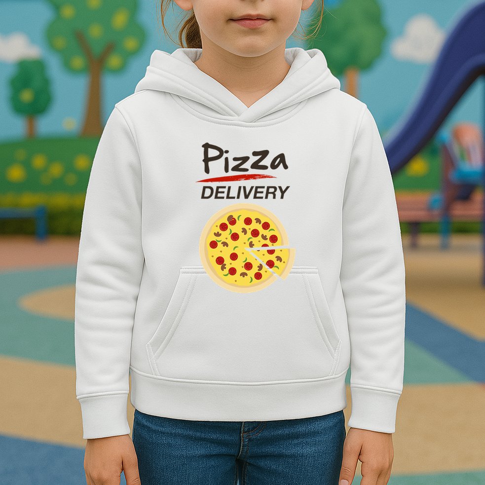 Pizza Delivery Costume Funny Fancy Dress Costumes Kids Hoodie
