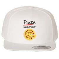 Pizza Delivery Costume Funny Fancy Dress Costumes Wool Snapback Cap