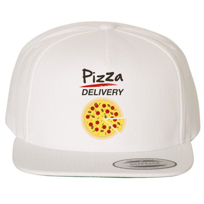 Pizza Delivery Costume Funny Fancy Dress Costumes Wool Snapback Cap