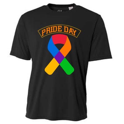 Pride Day Celebration Emblem Cooling Performance Crew T-Shirt