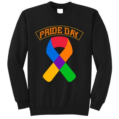 Pride Day Celebration Emblem Sweatshirt