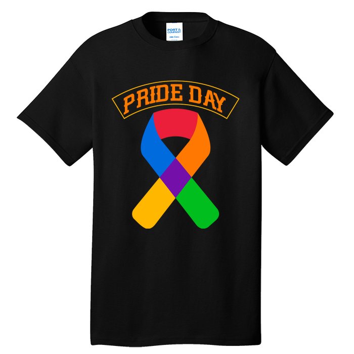 Pride Day Celebration Emblem Tall T-Shirt