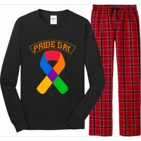 Pride Day Celebration Emblem Long Sleeve Pajama Set